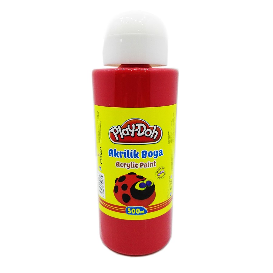 Playdoh Akrilik Boya 500 Ml Kırmızı 