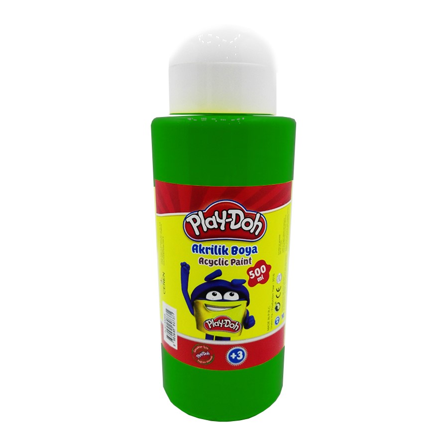Playdoh Akrilik Boya 500 Ml Yeşil  