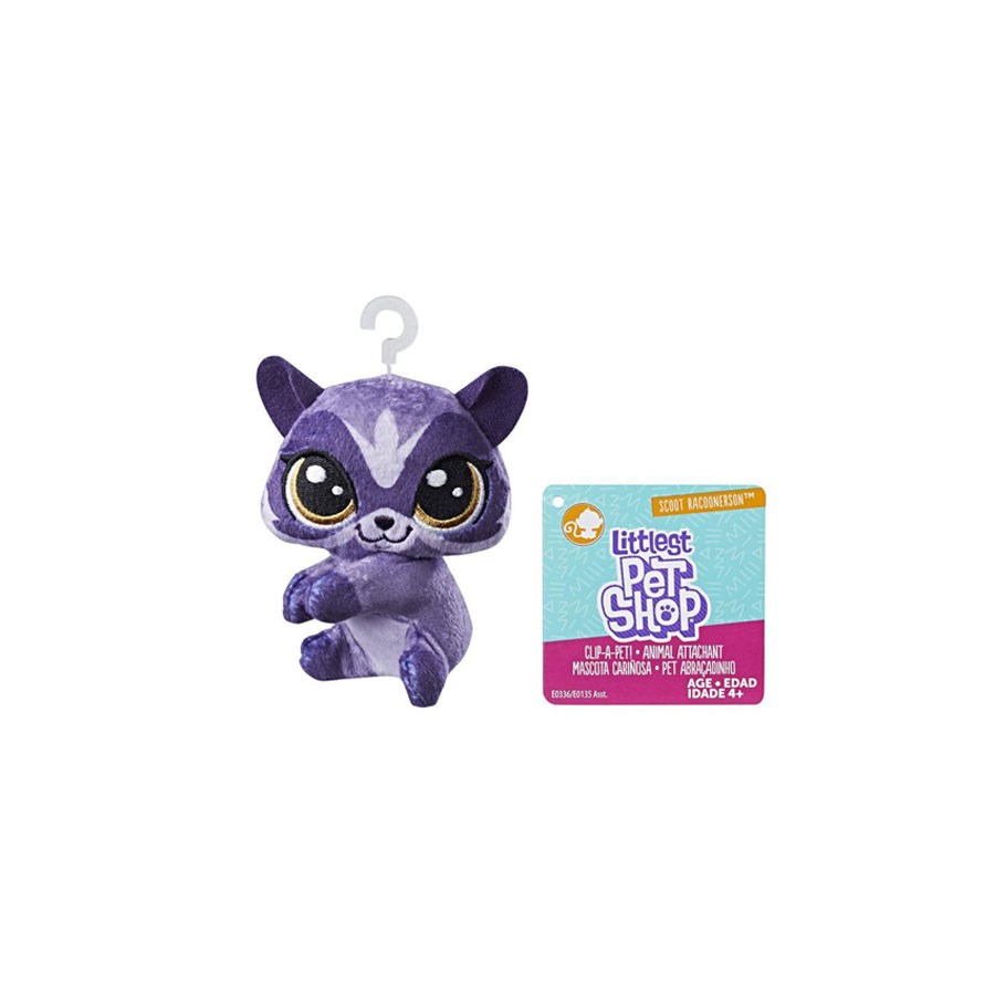 Little Pets Shop Mini Peluş Minişler Scoot Racoonerson