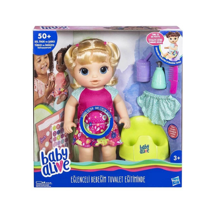 Baby Alive Eğlenceli Bebeğim Tuvalet Eğitiminde 