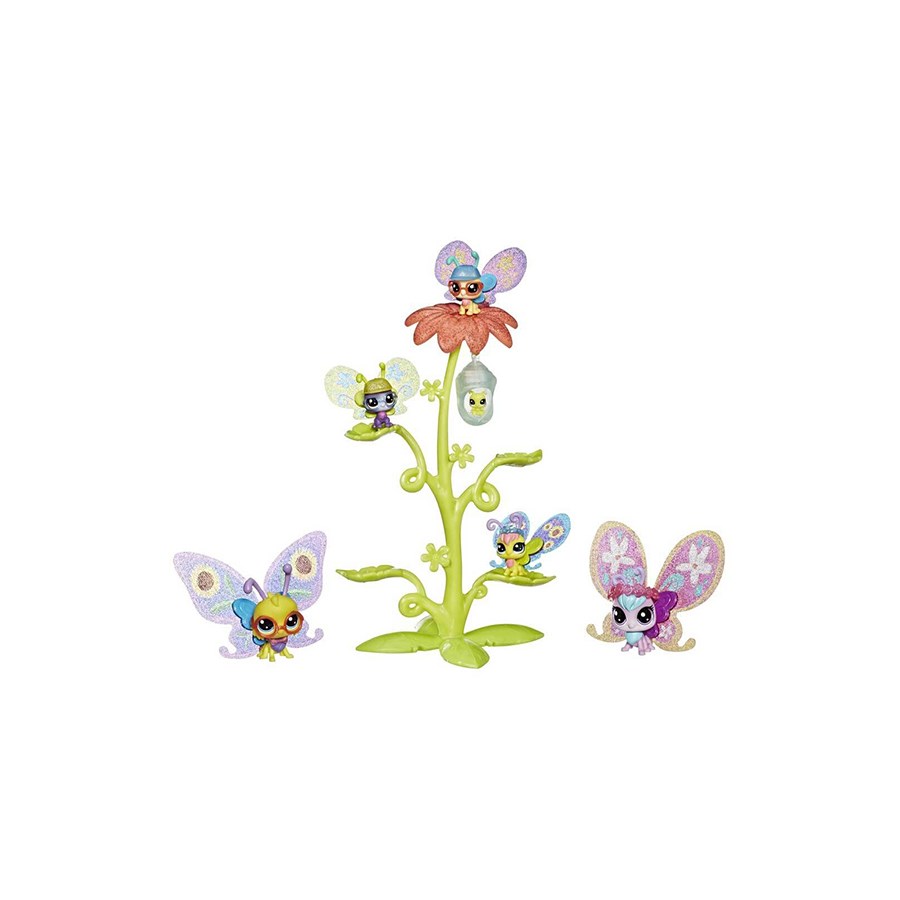 Littlest Pet Shop Süslü Kelebek Miniş Ailesi 