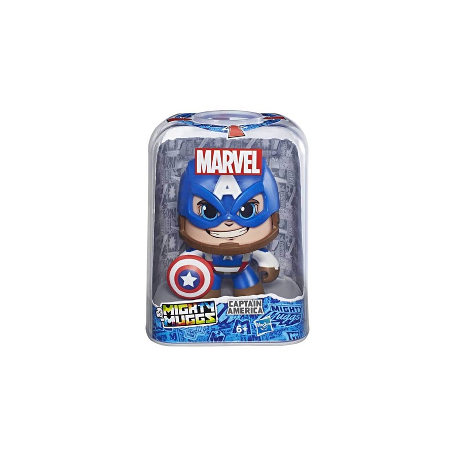 Marvel Mighty Muggs Captain America Figür 