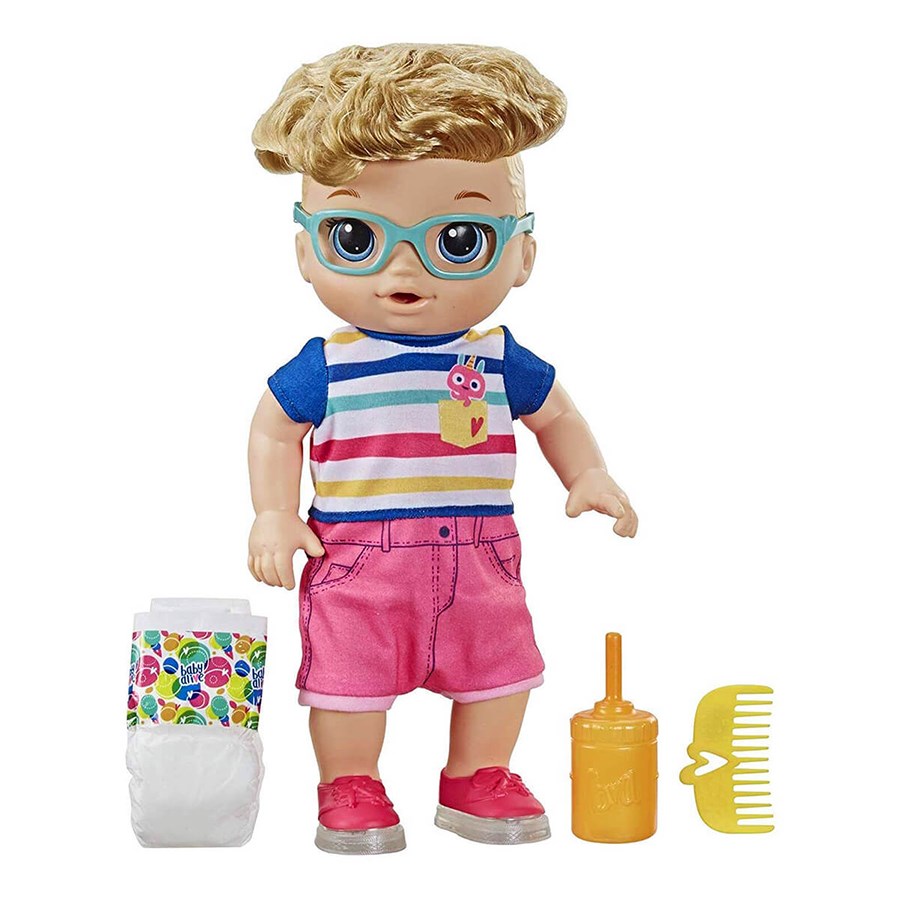 Baby Alive Işıklı Ayakkabılarıyla Neşeli Erkek Bebeğim 
