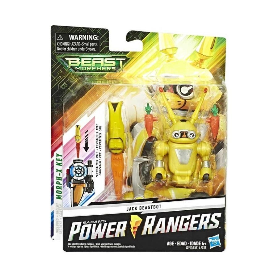 Power Rangers Beast Morphers Figür Jack Beastbot