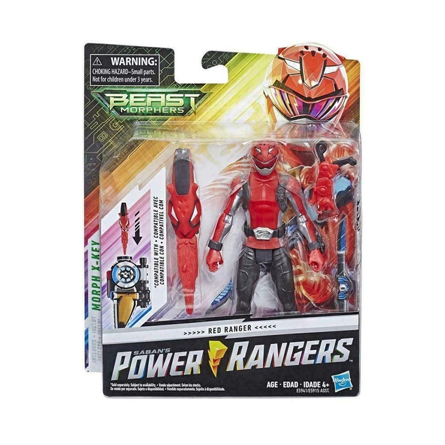 Power Rangers Beast Morphers Figür Red Ranger