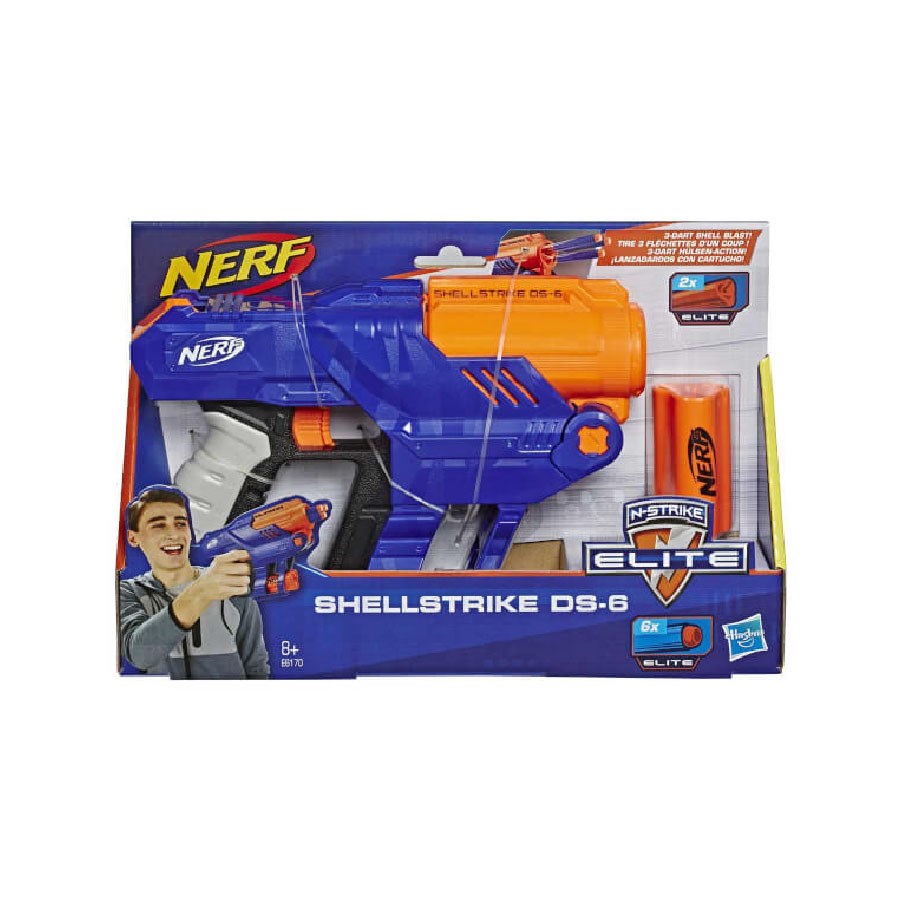 Nerf Elite Shellstrike DS-6 