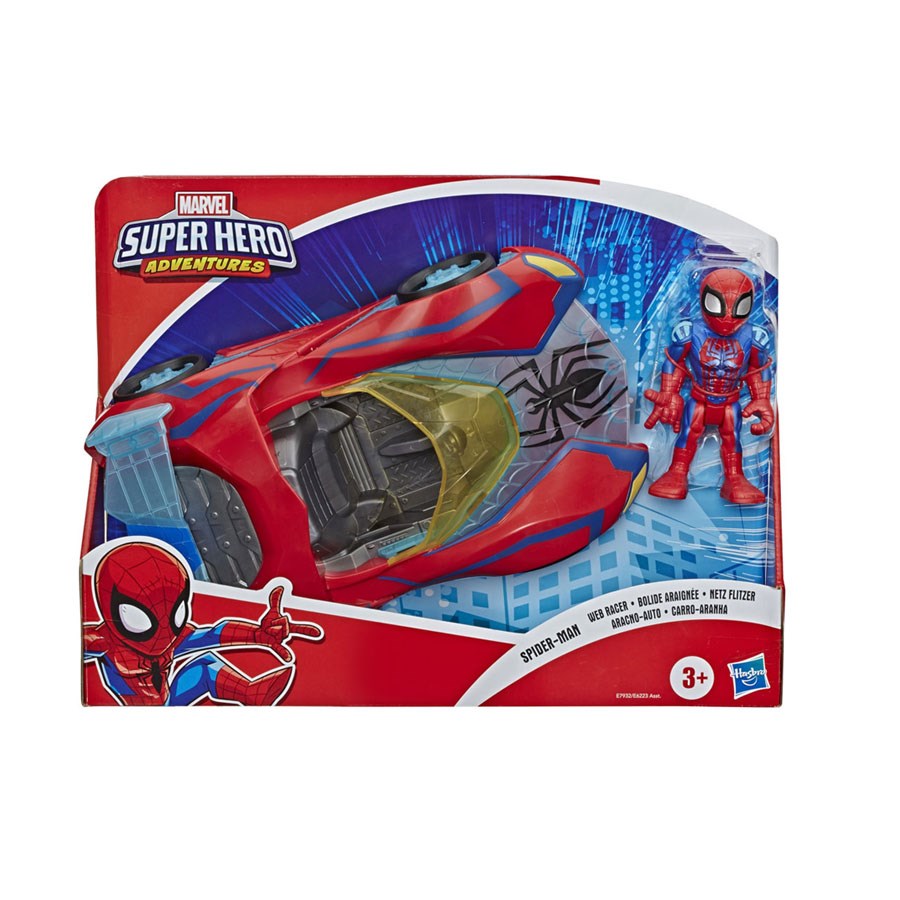 Marvel Süper Hero Adventures Mega Mini Figür ve Araç Spider-Man