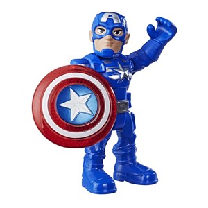 Marvel Super Hero Adventures Mega Mini Figür  Captain Amerika