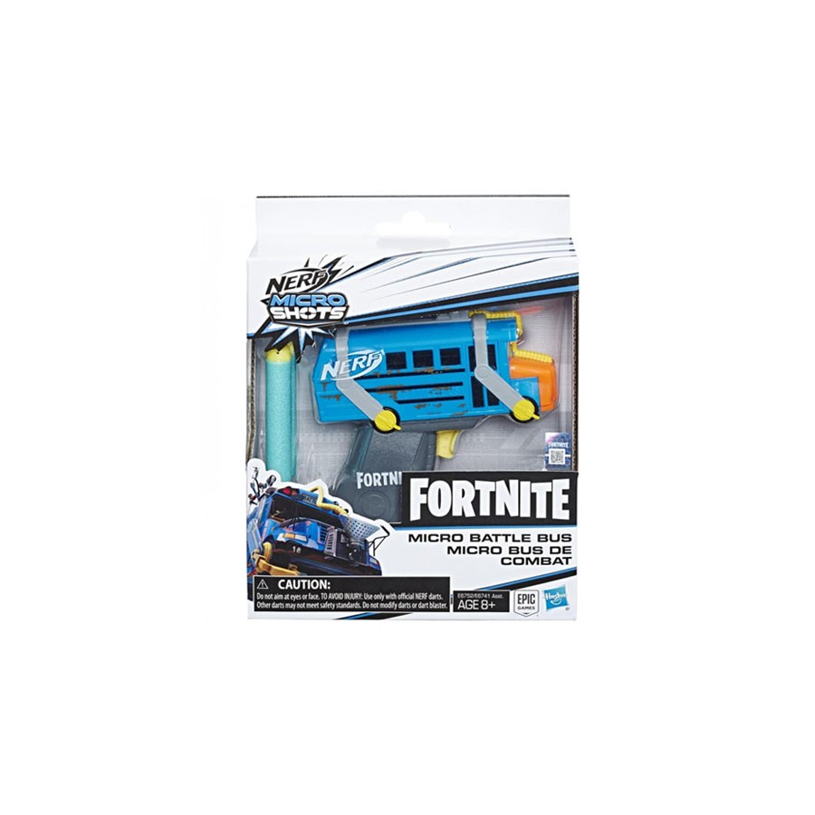 Nerf Fortnite Micro Shots Dart Firing Micro Battle Bus