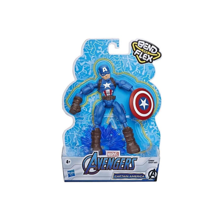 Marvel Avengers Bend & Flex Figür Captain America