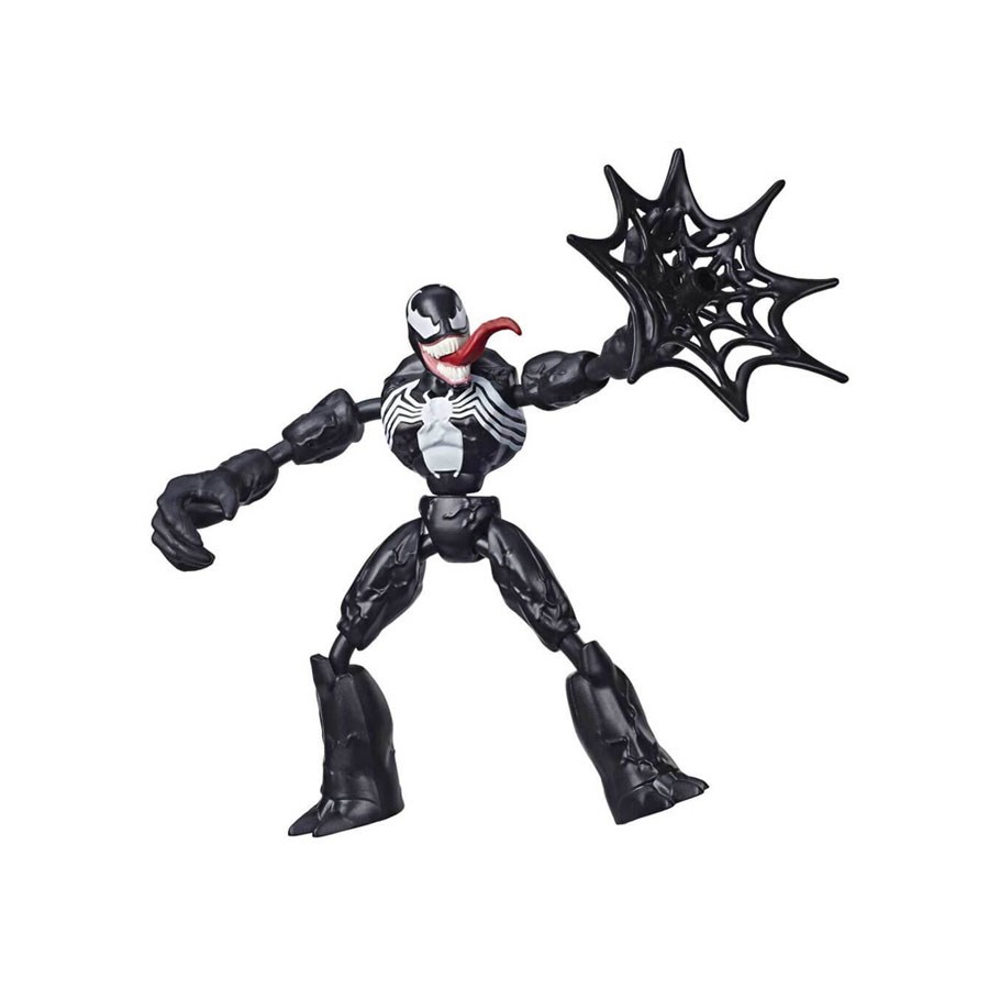Spiderman Bend Flex Venom Figür 