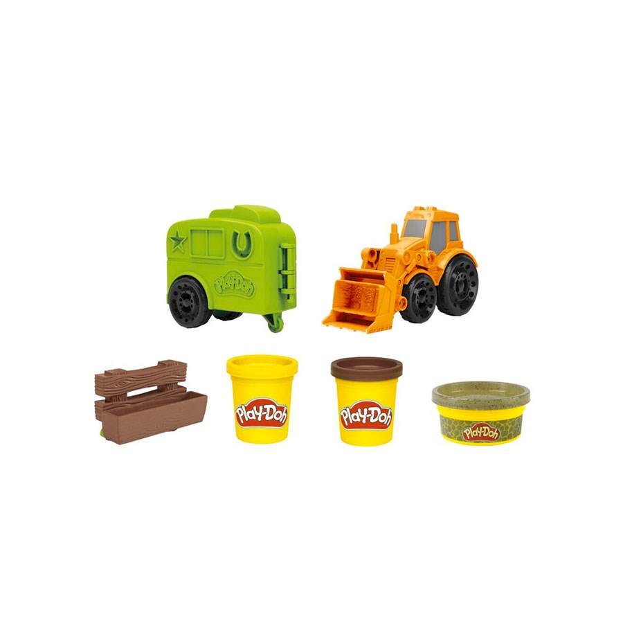 Play-Doh Çalışkan Traktör Ve Römork 