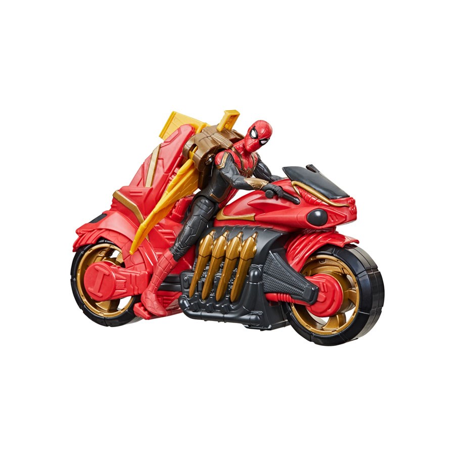 Spider Man Ve Süper Örümcek Motorsiklet 