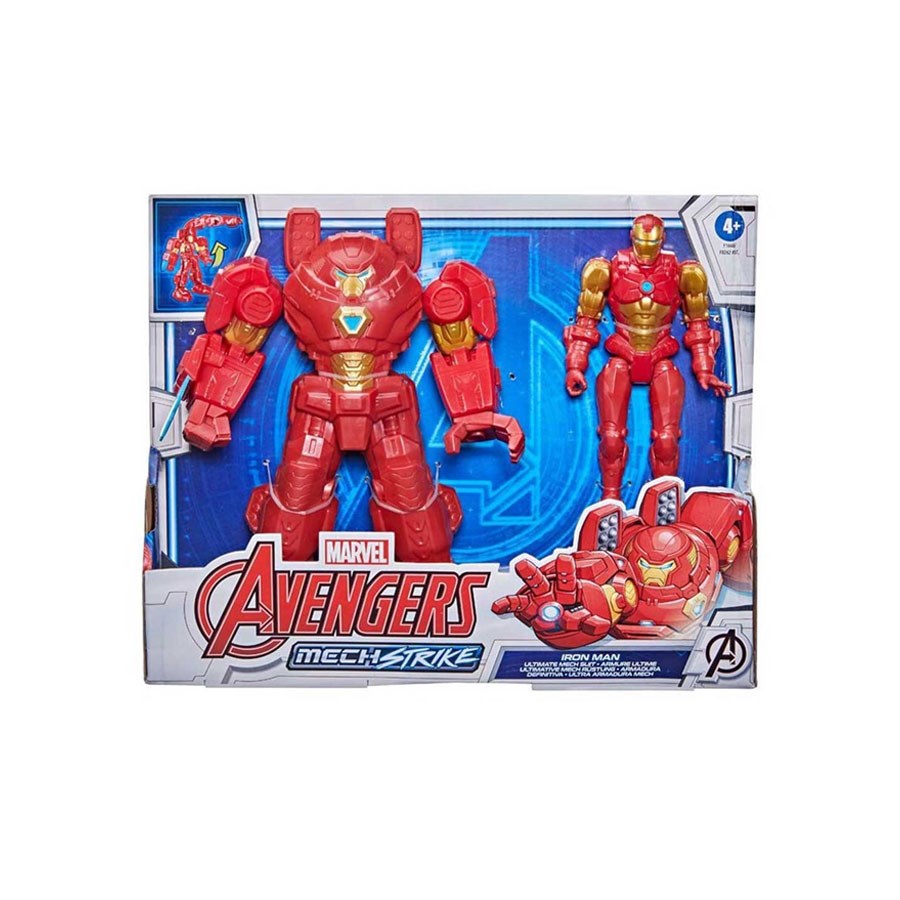 Avengers Mech Strike Ultimate Mech Suit Iron Man Figür 