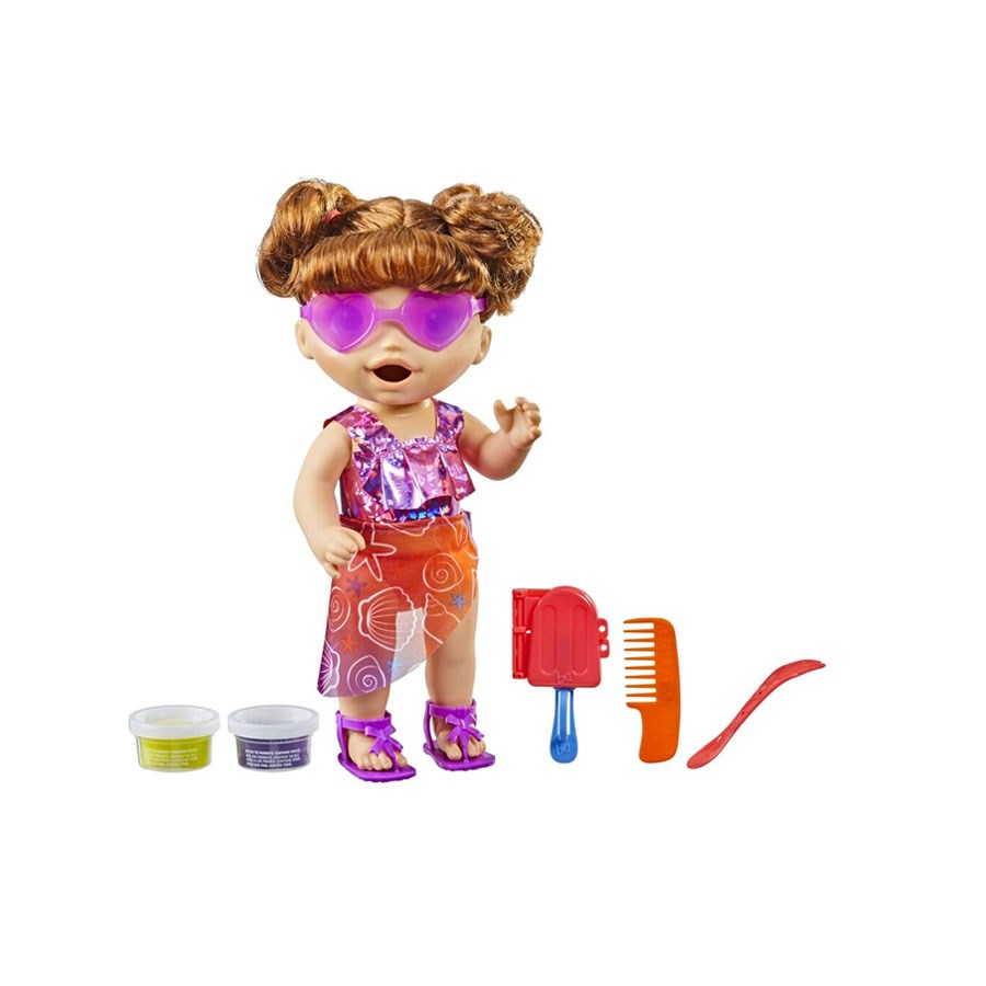 Baby Alive Bebeğimle Yaz Eğlencesi Kumral 