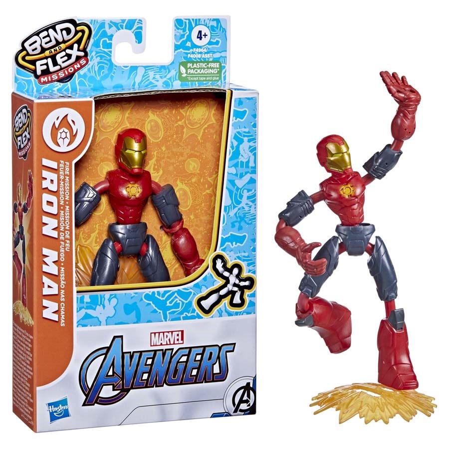 Avengers Bend and Flex 16 Cm Figür Iron Man