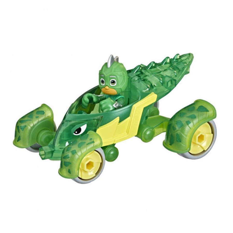 PJMaskeliler Animal Power Figür ve Hayvan Araç Gekko-Mobile