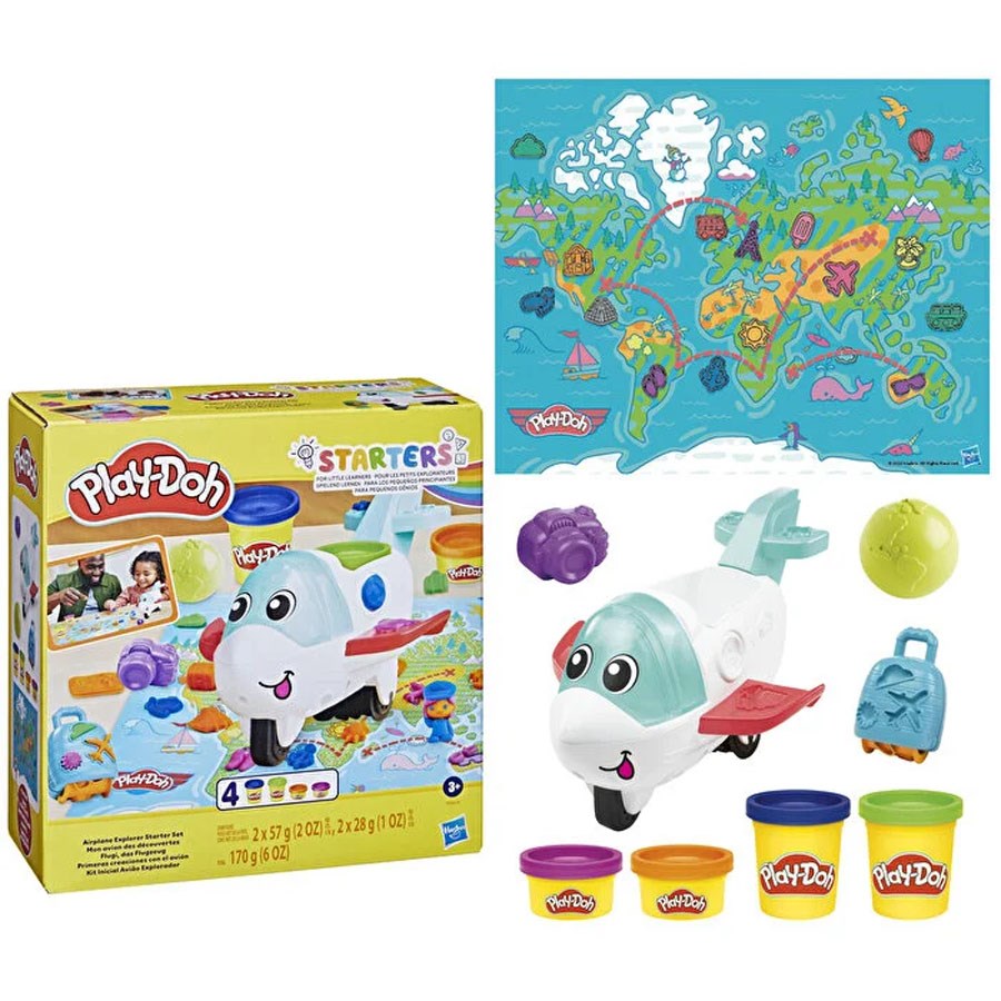 Play-Doh Starters Eğlenceli Uçak Oyun Seti 
