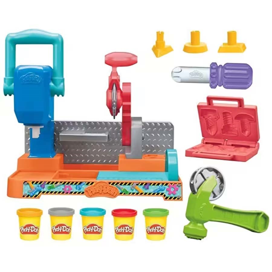 Play Doh Damga ve Testere Aleti Tezgahı 