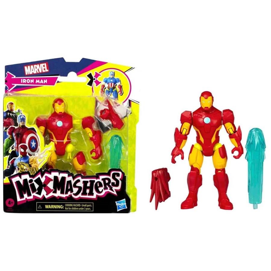 Marvel Mixmashers Captain America Aksiyon Figür 