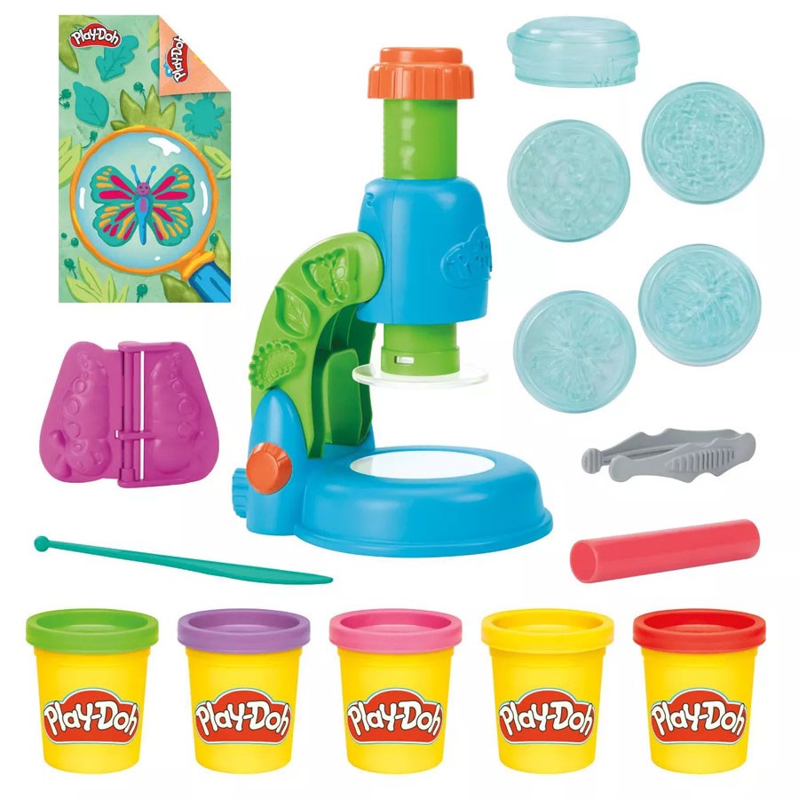 Play-Doh Işıklı Mikroskop Oyun Seti 