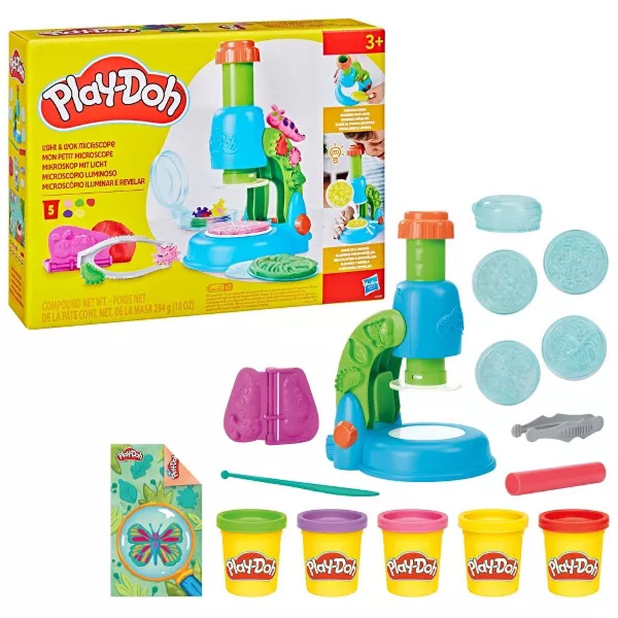 Play-Doh Işıklı Mikroskop Oyun Seti 