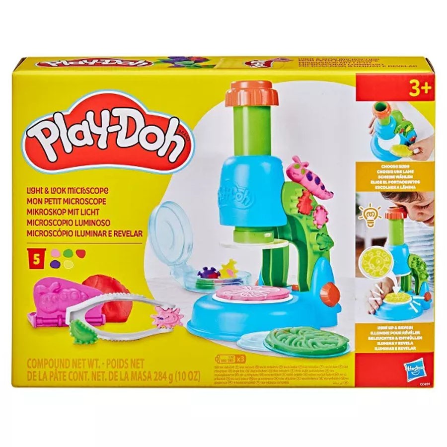 Play-Doh Işıklı Mikroskop Oyun Seti