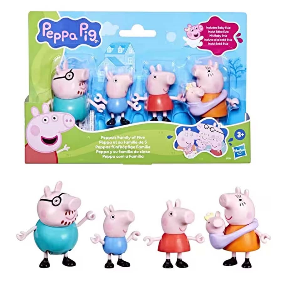 Peppa Pig ve Ailesi 5’li Figür Seti