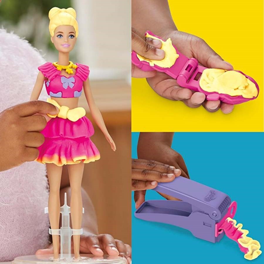 Play Doh Barbie Fırfırlar ve Fiyonklar Seti 