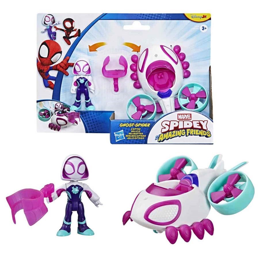Marvel Spidey-Friends Spidey Figürü ve Araç Seti 
