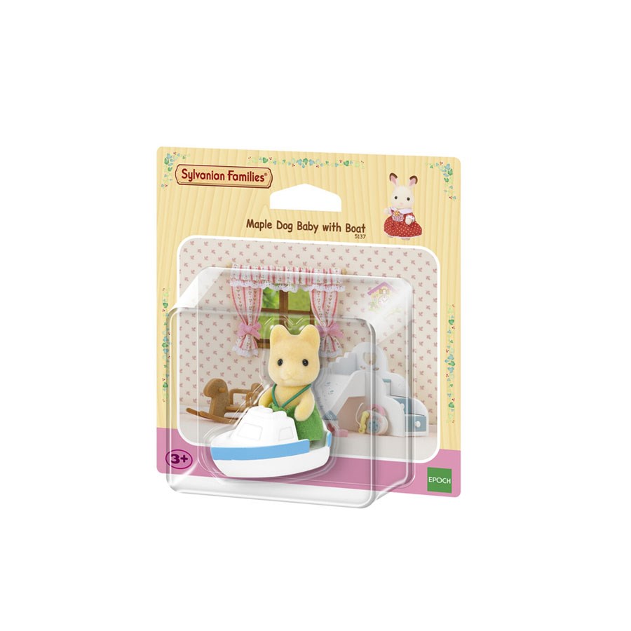 Sylvanian Families Köpek Bebek ve Botu 