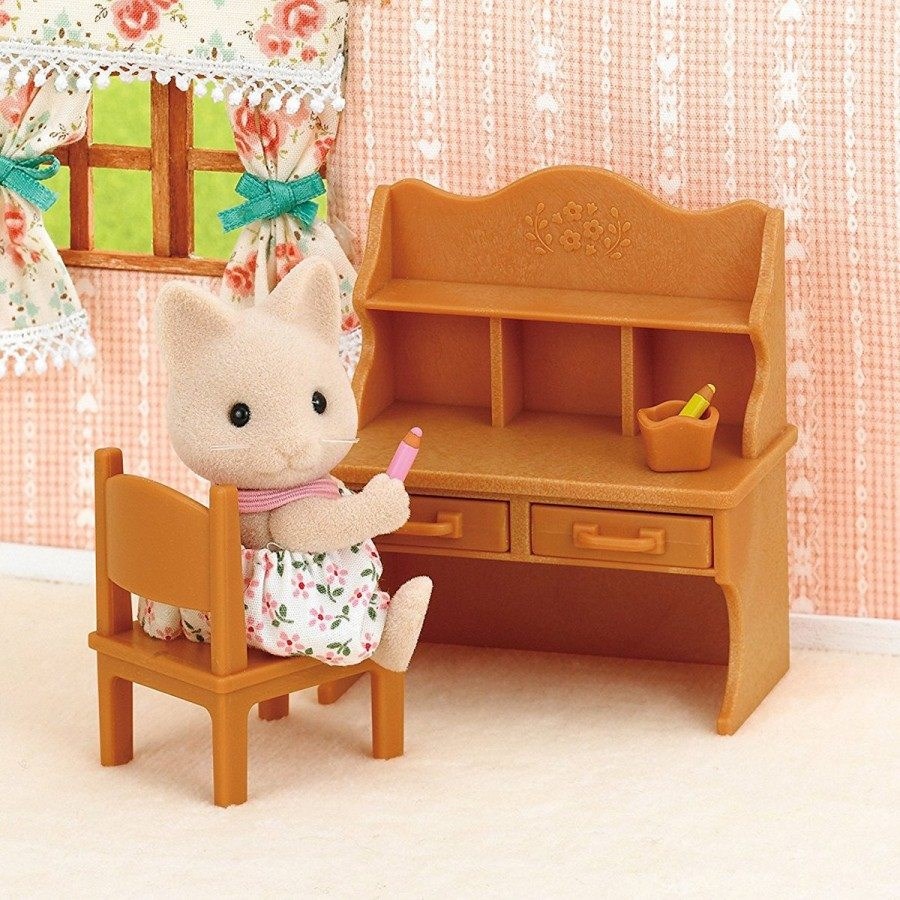 Sylvanian Families Fare Kız Kardeş ve Çalışma Masası 