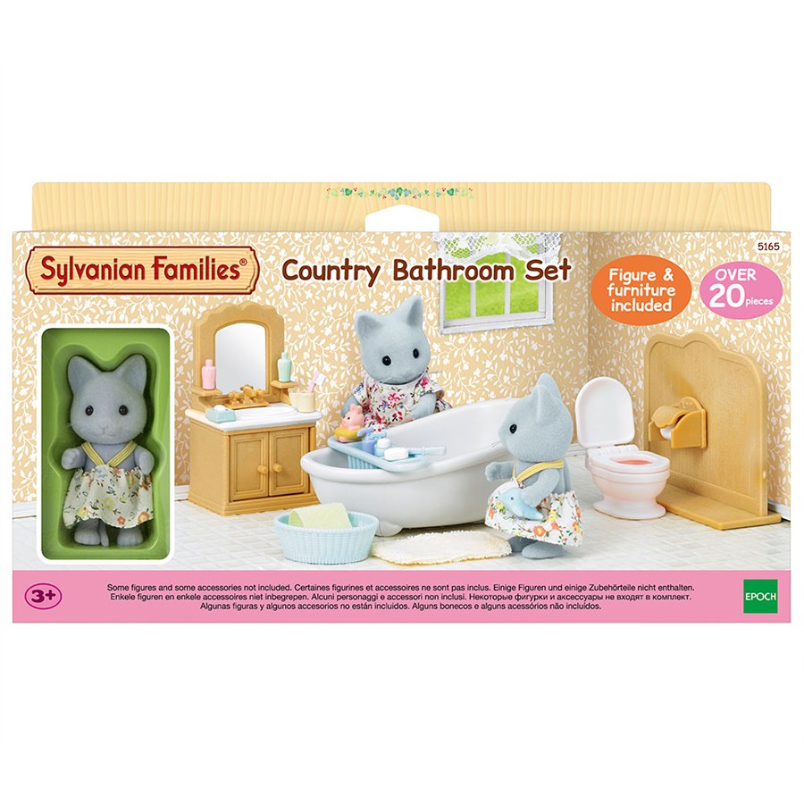 Sylvanian Families Anne Kedi ve Banyo Seti 