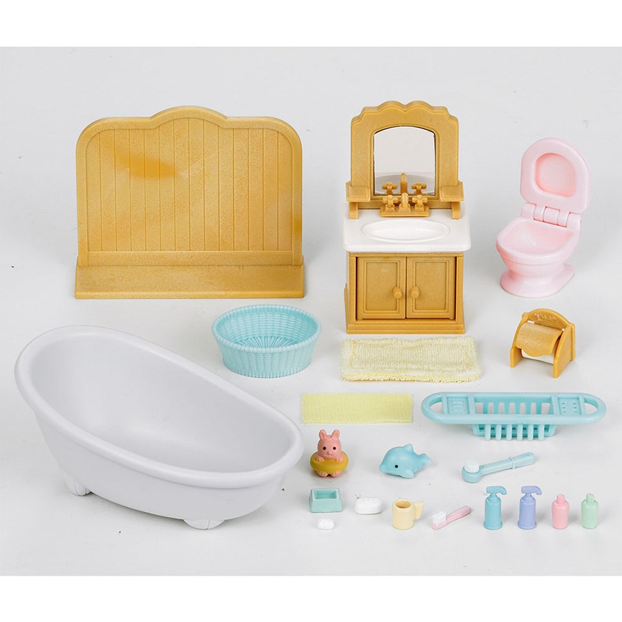 Sylvanian Families Anne Kedi ve Banyo Seti 