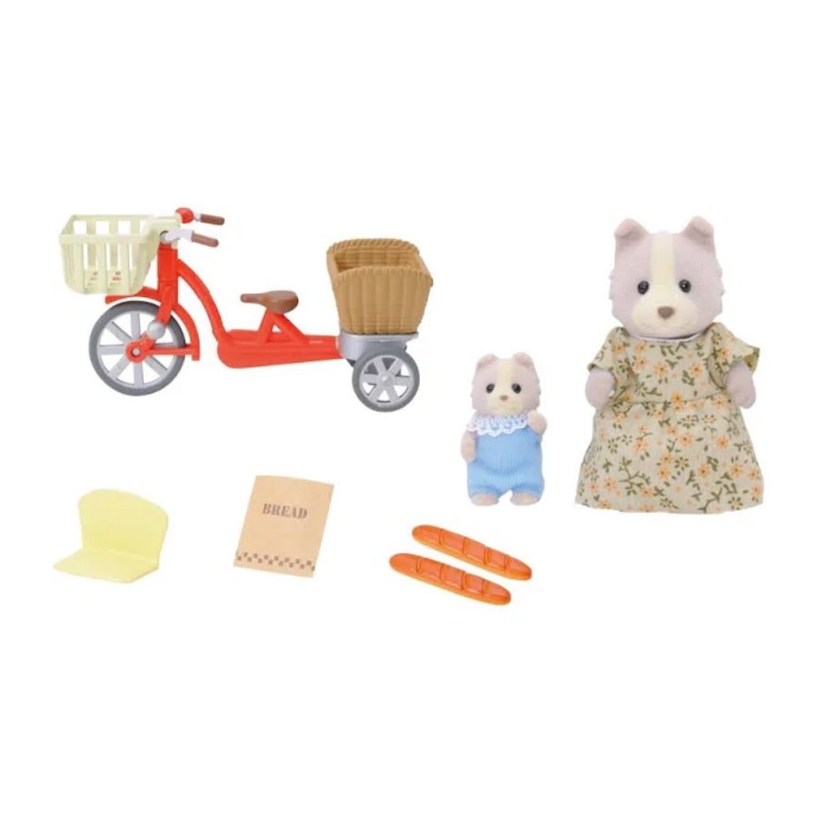 Sylvanian Families Köpek Ailesi Bisiklet Seti 