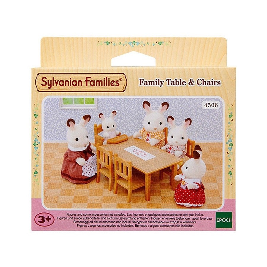 Sylvanian Families Yemek Masası ve Sandalye 