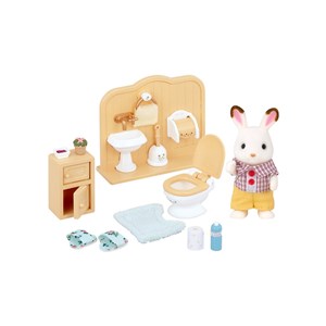 Sylvanian Families Çikolata Kulaklı Tavşan Tuvalet Seti