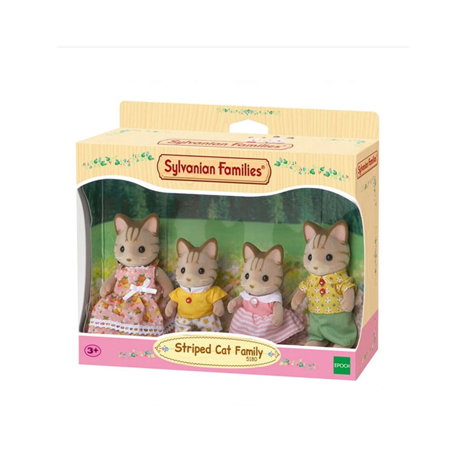 Sylvanian Families Çizgili Kedi Ailesi 