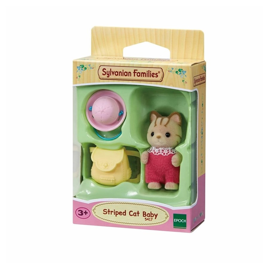 Sylvanian Families Çizgili Kedi Bebek 