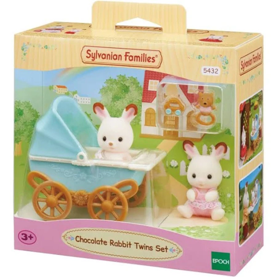 Sylvanian Families Çikolata Kulaklı Tavşan İkizler 