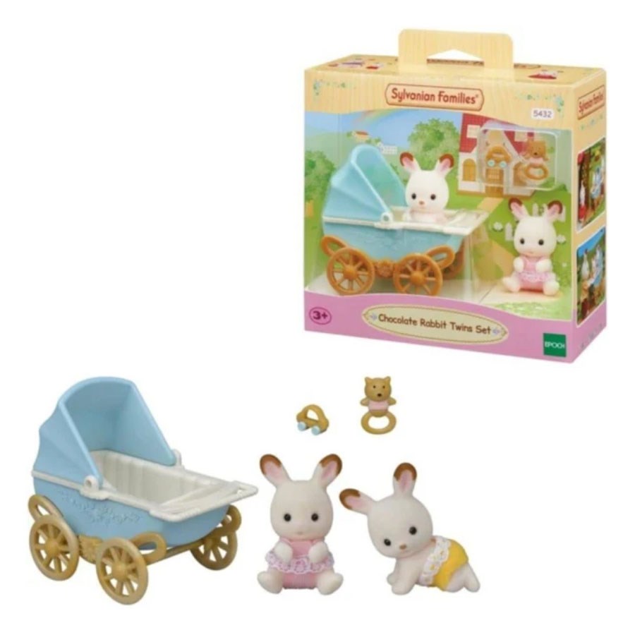 Sylvanian Families Çikolata Kulaklı Tavşan İkizler 