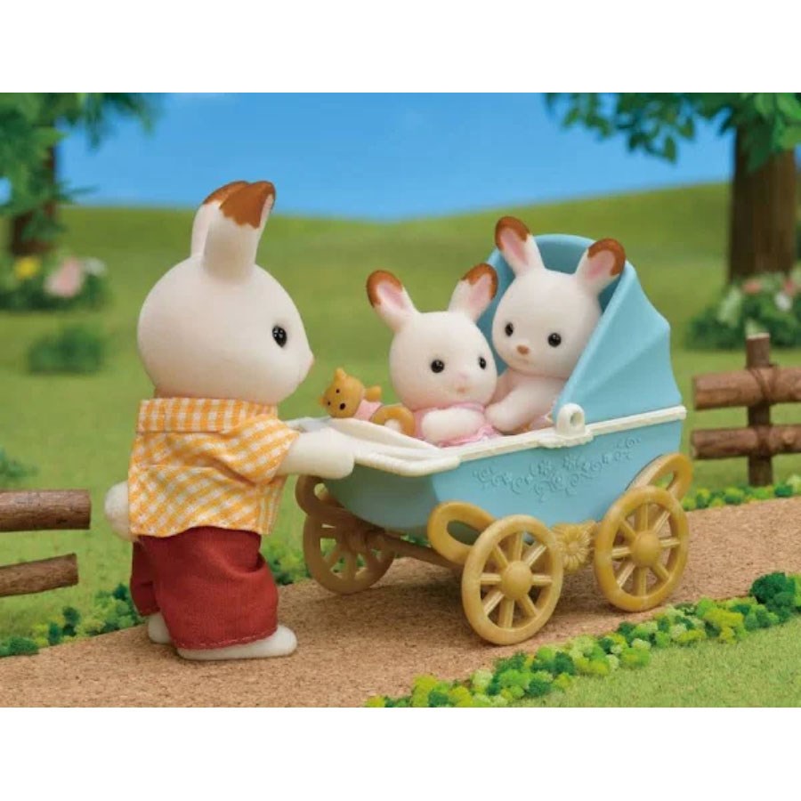 Sylvanian Families Çikolata Kulaklı Tavşan İkizler 