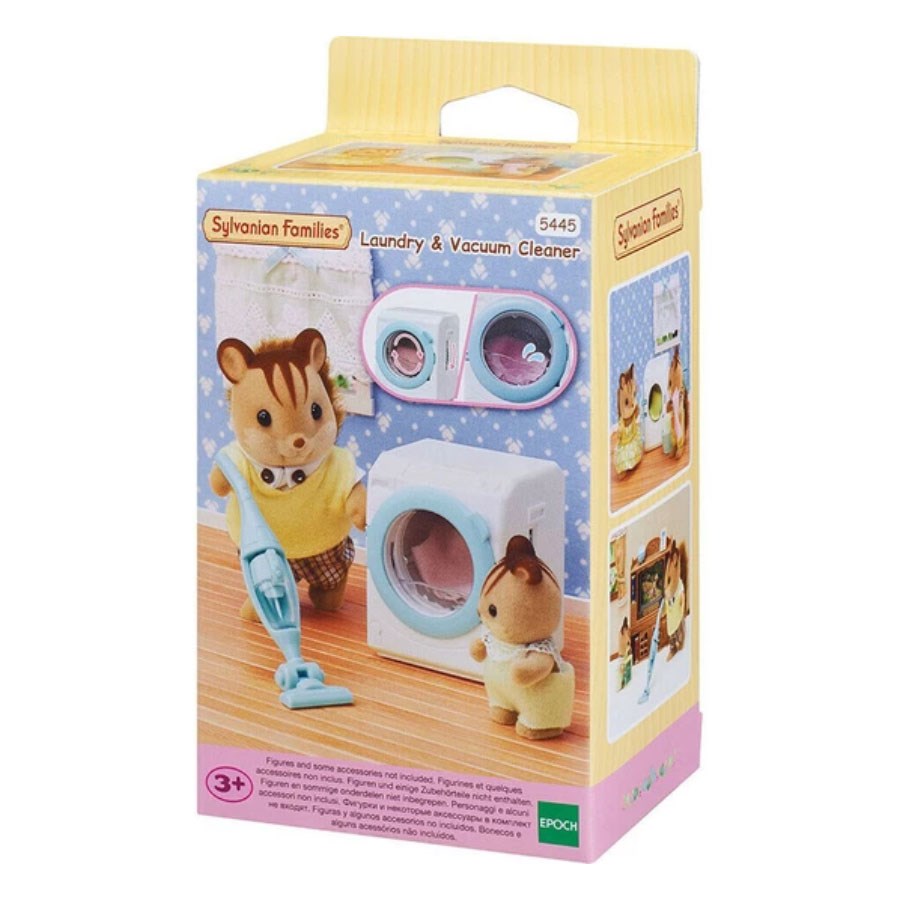 Sylvanian Families Çamaşır Makinası ve Elekrikli Süpürge 