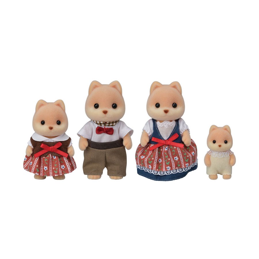 Sylvanian Families Karamel Köpek Ailesi 