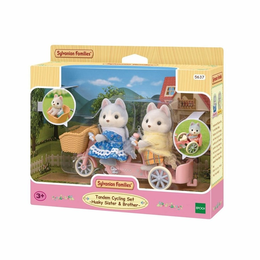 Sylvanian Families Tandem Bisiklet Ve Haskiler 