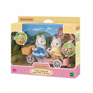 Sylvanian Families Tandem Bisiklet Ve Haskiler