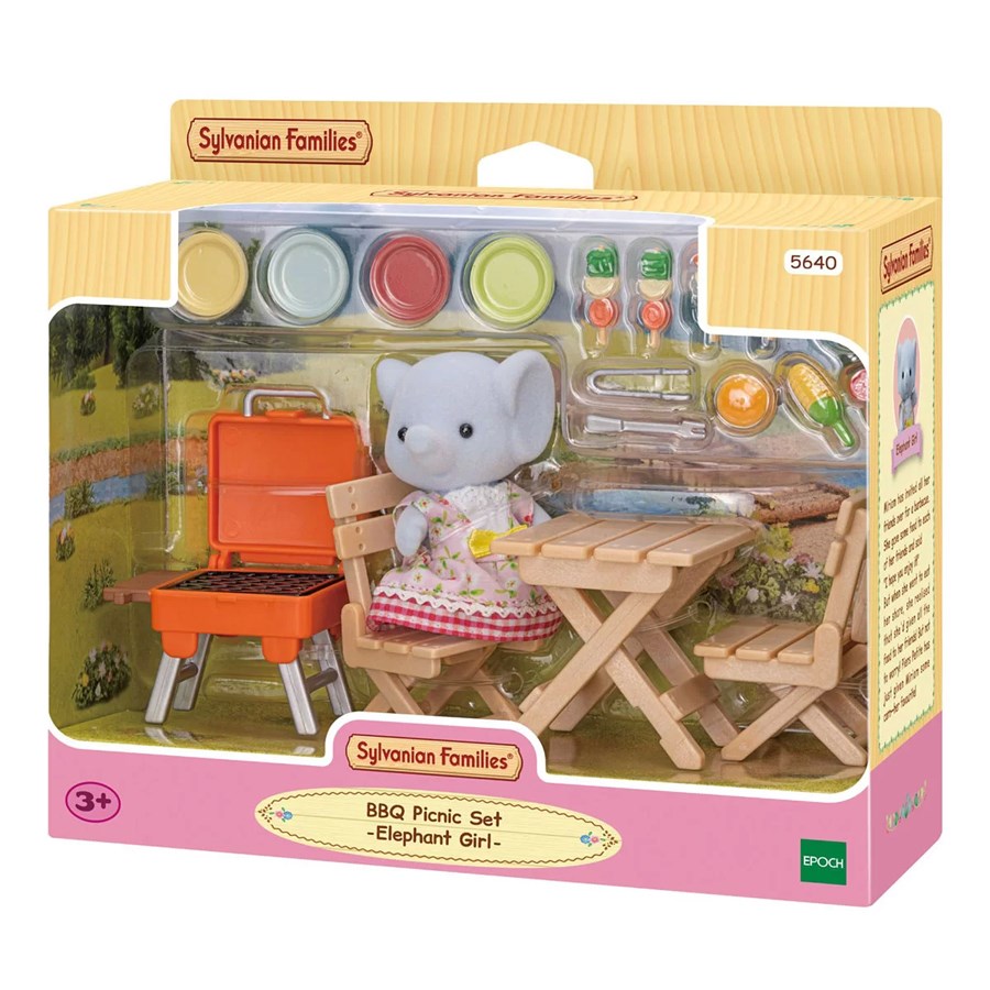 Sylvanian Families Barbekü Piknik Fil Kız 