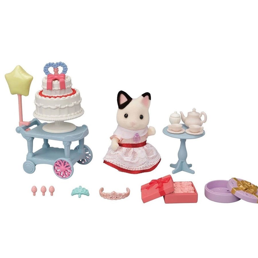 Sylvanian Families Smokin Kedi Kız Parti Zamanı 