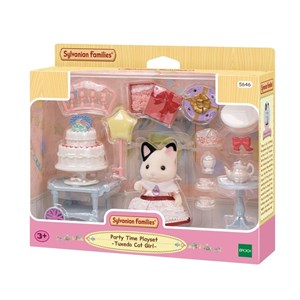 Sylvanian Families Smokin Kedi Kız Parti Zamanı