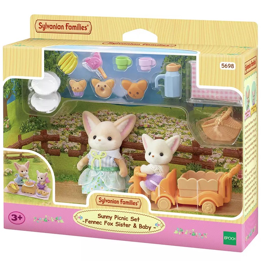 Sylvanian Families Tilki Kız ve Bebekli Piknik 